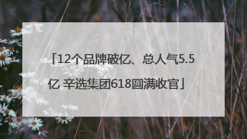 12个品牌破亿、总人气5.5亿 辛选集团618圆满收官