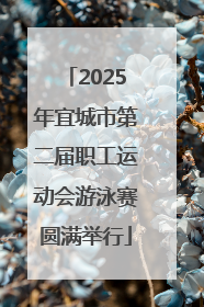 2025年宜城市第二届职工运动会游泳赛圆满举行