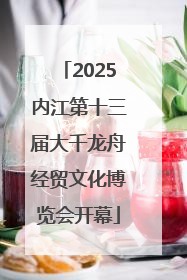 2025内江第十三届大千龙舟经贸文化博览会开幕
