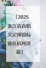 2025浙江省直机关足球锦标赛在杭州落幕